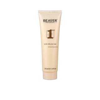 BEAVER มาส์กบำรุงเส้นผม One-Minute Acidic Milky Hair Mask ขนาด 210 มล. ผลิตภัณฑ์บำรุงผม ผลิตภัณฑ์ดูแลเส้นผม ผลิตภัณฑ์ดูแ