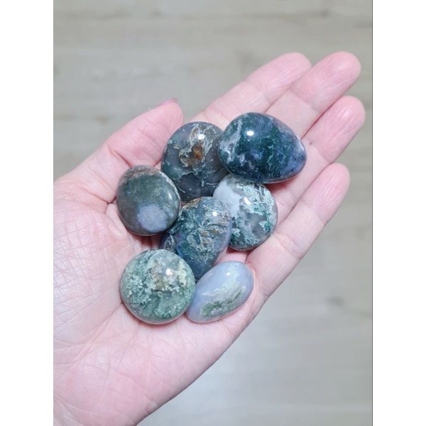 [Kyzen Living] หินมอสอาเกตดัมเบิล / แทมเบิล