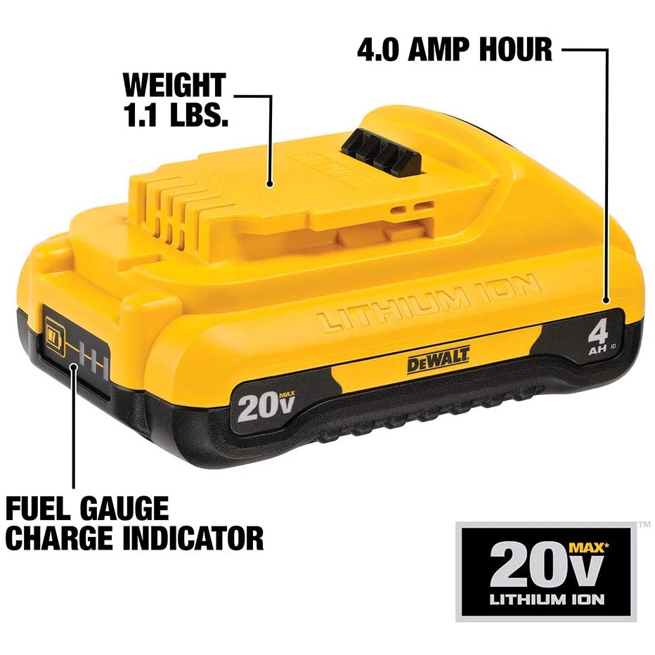 DeWALT DCB240 แบตเตอรี่ 20V MAX* Compact 4Ah. ใหม่ล่าสุด ของแท้100%