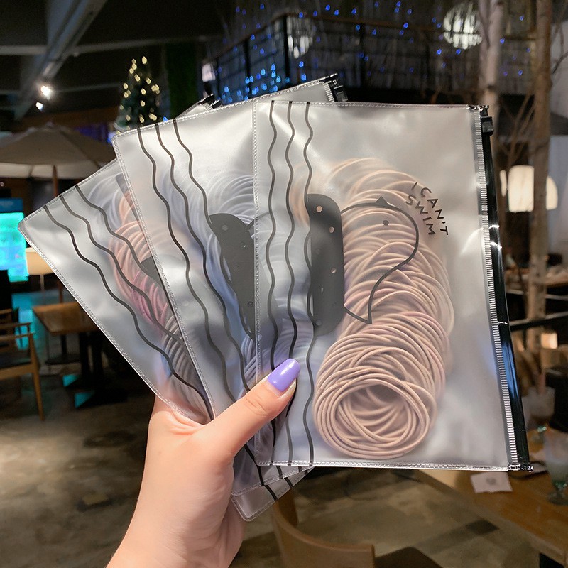 วงเล็ก ผมบาง เชือกผูกผม ยางรัดผม ยางรัดผมพื้นฐาน ผมยืดหยุ่นสูง