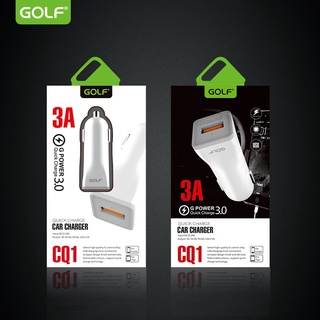 GOLF หัวชาร์จรถ รุ่นCQ1  3A 3.0 Quick charger