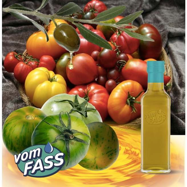 vomFASS น้ำมันมะเขือเทศมรดกสืบทอด (ออร์แกนิก, สกัดเย็น, จากประเทศอิตาลี)/ TOMATO OIL (organic, cold-pressed, from Italy)