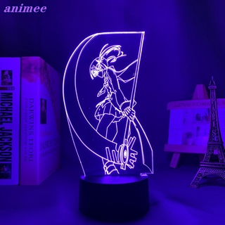 โคมไฟนีออน LED รูปการ์ตูนอนิเมะ Soul Eater Maka Albarn 3d ของขวัญวันเกิด สําหรับตกแต่งบ้าน ห้อง