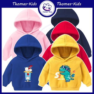 [THOMAS Kids] เสื้อฮู้ดดี้ แบบสวมหัว ลายโรแมนติก ให้ความอบอุ่น สําหรับเด็กผู้ชาย ผู้หญิง 2-6 ปี เหมาะกับฤดูใบไม้ผลิ ฤดูใบไม้ร่วง