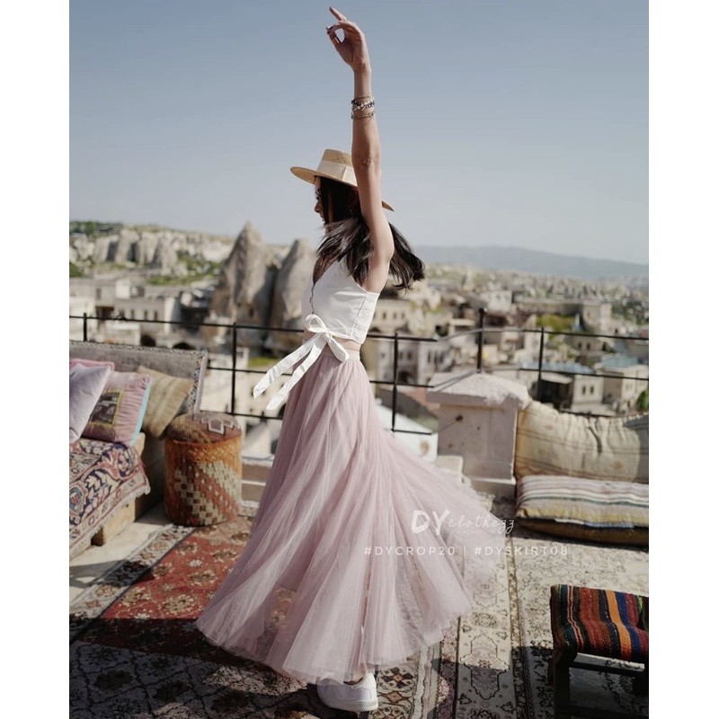 Dolly Skirt กระโปรงผ้ามุ้ง สุดคิ้ว #dy.clothezz