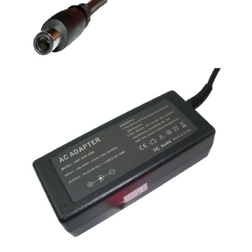 ลดราคา HP/Compaq Adapter 18.5V/3.5A (หัวเข็ม/7.4*5.0mm) - Black #ค้นหาเพิ่มเติม แท่นชาร์จแบตกล้อง แบตกล้อง Canon แบตเตอรี่ แบตกล้อง