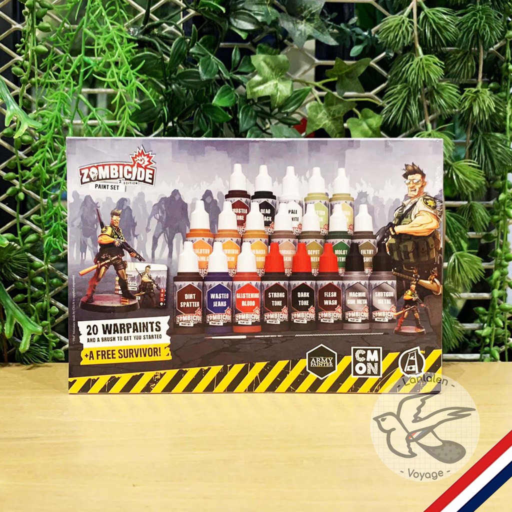 The Army Painter Zombicide 2nd Edition Paint Set 20 Warpaints [Accessories for Boardgame]