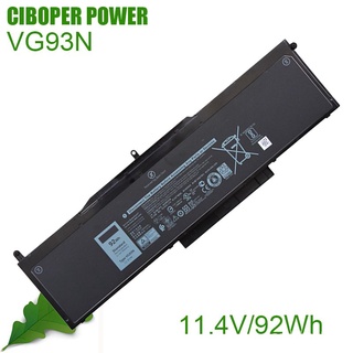 CP แบตเตอรี่แล็ปท็อปของแท้ VG93N 11.4V/92Wh สำหรับโน้ตบุ๊ค Precision 15 3520 3530 Series WFWKK VG93N #6