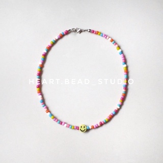 [HEART.BEAD] colorful smiley