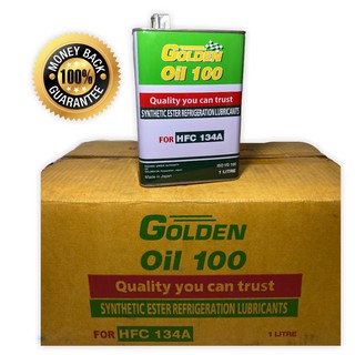 น้ำมันคอมแอร์ Golden Oil 100 R134A 1L