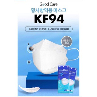 หน้ากากกัน pm 2.5 KF94 ยี่ห้อ Goodcare นำเข้าจากเกาหลี พร้อมส่ง