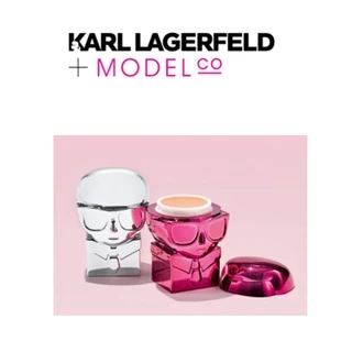 Karl Lagerfeld + Model co - LIPBALM PINK/SILVER CASE ลิปบาล์ม 6 g. (Lot17/10/25