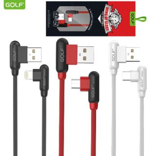 สายเคเบิล Usb รูปตัว L GC-45 PVC Micro Usb IP Type C สําหรับเล่นกอล์ฟ