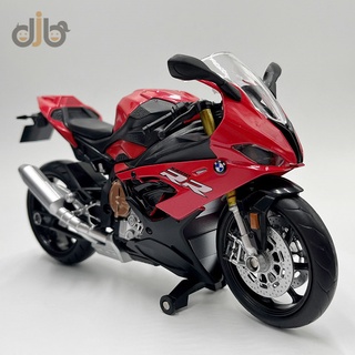 โมเดลรถจักรยานยนต์จําลอง 1:12 Makeda Diecast BMW S1000RR ของเล่นสําหรับเด็ก เก็บสะสม และของขวัญ