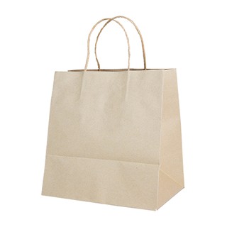 ถุงกระดาษหูเกลียว ขนาด 23x15x23 ซม./Aero paper wiht bag Size 23x15x23 cm.