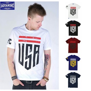 Aquanine USA เสื้อยืด T-shirt streetwear