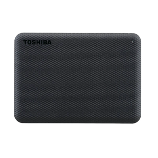 Toshiba External HDD (1TB) USB 3.2 SuperSpeed, รุ่น (Canvio Advance V10) Security Auto-backup 2.5" สีดำ ฮาร์ดดิสพกพา Portable Hard drive ฟรี!! กระเป๋ากันกระแทก (TSB-HDTCA10AK3AA)