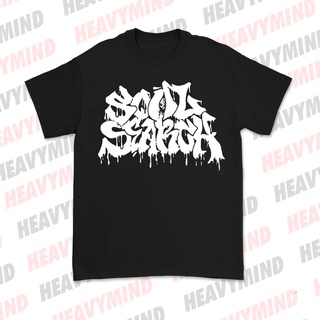 คอตต้อนคอกลมเสื้อยืด พิมพ์ลาย Soul Search Revelation Records ฟรีสติกเกอร์S-5XL