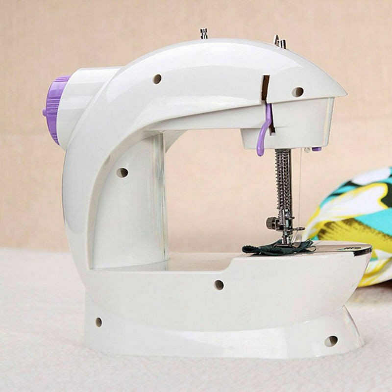 จักรเย็บผ้า ไฟฟ้า มินิ ขนาดพกพา Mini Sewing Machine จักรเย็บผ้าขนาดเล็ก พกพาสะดวก (สีม่วง) รูปที่ 5
