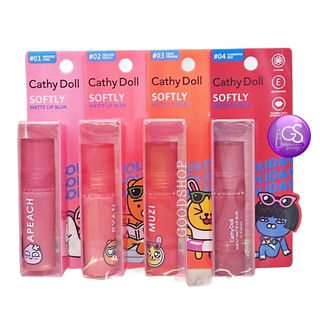 Cathy Doll Softly Matte Lip Blur ซอฟท์ลี่แมทท์ลิปเบลอ 2.5g