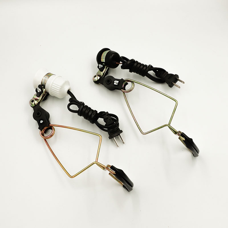 ขาหนีบหลอดไฟ มีหัว 2 แบบ กันความร้อนได้ทั้ง 2 แบบ