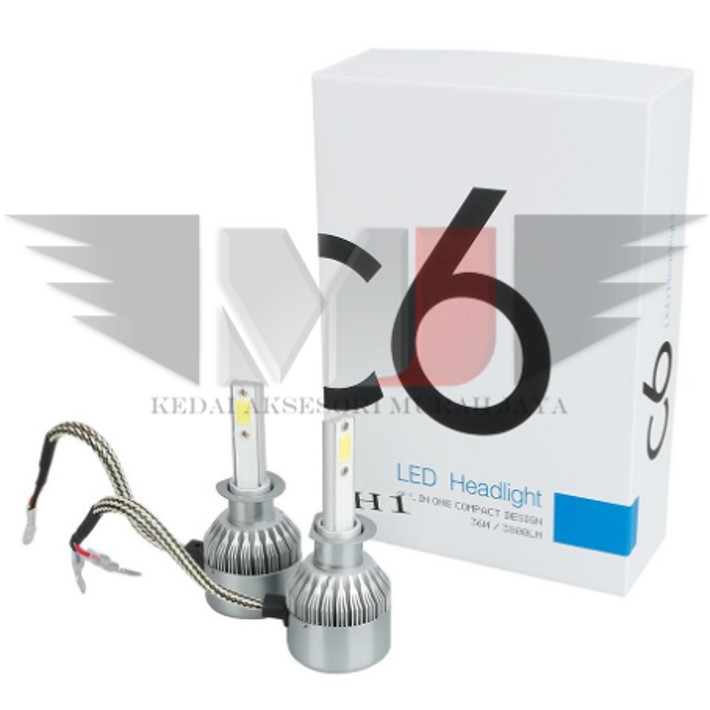 1 ชุด C6 LED ไฟหน้า H1 หลอดไฟ LED รถยนต์
