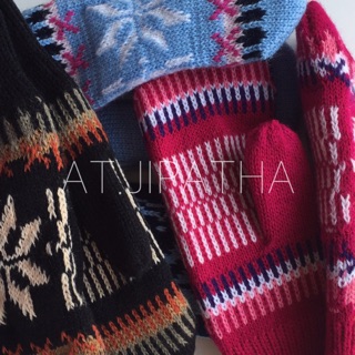 ถุงมือกันหนาว ลาย SNOW FLAKE (KIDS SIZE) GL4-GL7