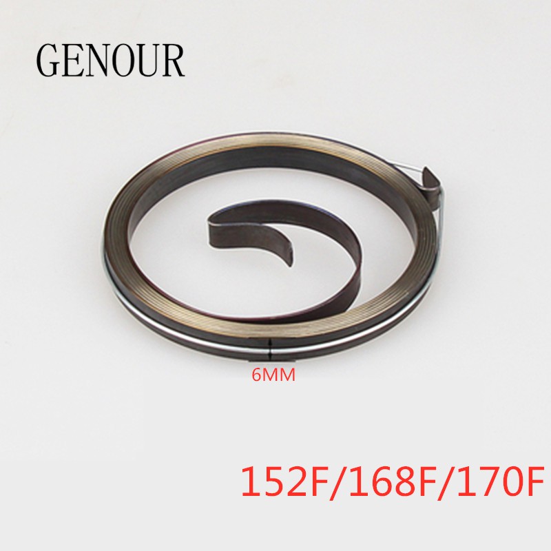 1PC Starter Pull Start Spring Fit สําหรับเครื่องกําเนิดไฟฟ้าเบนซิน 152F 168F 188F 190F1KW 2KW 3KW 5K
