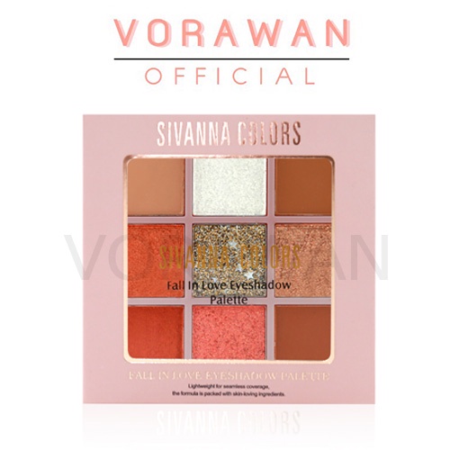 ซีเวนน่า คัลเลอร์ส ฟอล อิน เลิฟ อายแชโดว์ พาเลทท์ #HF631 Sivanna Color Fall In Love Eyeshadow Palette อายแชร์โดว์พาเลท