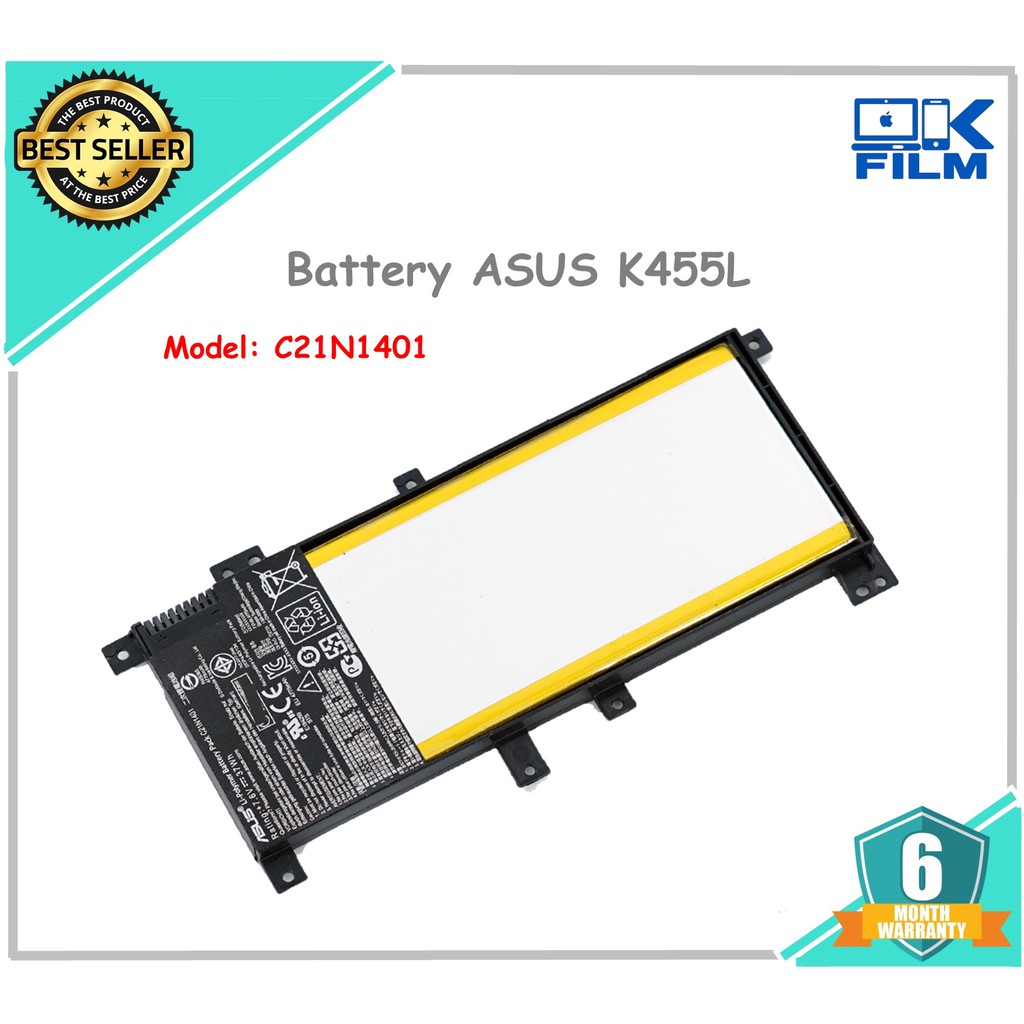 BATTERY ASUS แบตเตอรี่ ของแท้ ASUS K455 K455L X455 X455LA X455LB X454L X455LD X455LF X455LJ X455LN X