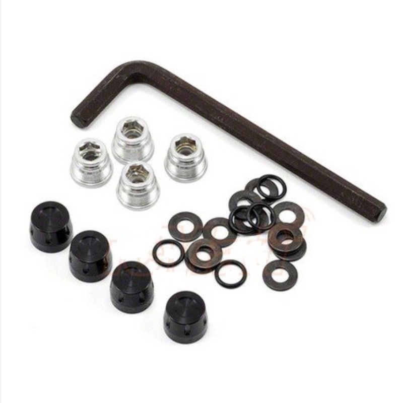 ฝาครอบน็อตล้อรถยนต์ M4 สําหรับอัพเกรดรถไต่หินบังคับ 1/10 Traxxas TRX4 TRX6 Axial SCX10 90046 Redcat 