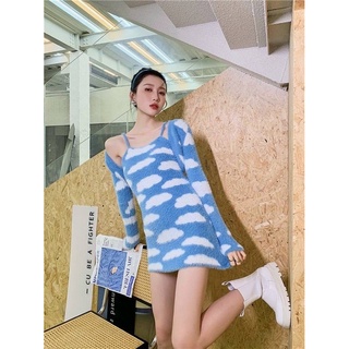 เสื้อคลุม+มินิเดรส ทอลายสุดน่ารัก☁️สวยจบในชุดเดียว งานคือดีย์งาม งานสวย ทรงเป๊ะ เนื้อผ้านิ่ม งานผ้าอย่างดี ไม่บาง