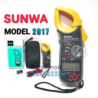 SUNWA 2017 คลิปแอมป์ มัลติมิเตอร์ แคล้มป์มิเตอร์ดิจิตอล มัลติมิเตอร์วัดไฟ