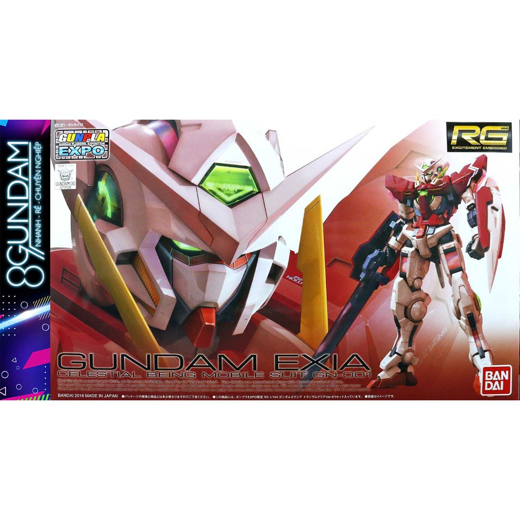 กันดั้มประกอบรุ่น RG Exia Trans-am Clear ver. ประสบการณ์