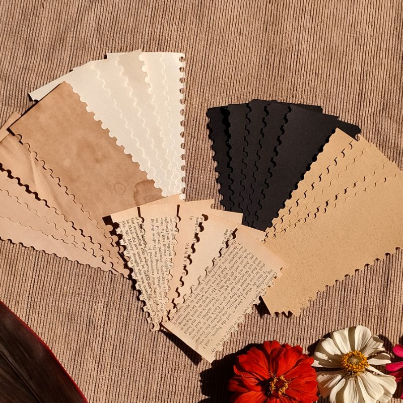 [25 ชิ้น] Vintage Journal Kit - Journal Bojo สมุดภาพตกแต่ง Vintage Aesthetic