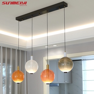 Sunmeiyi โคมไฟ LED สไตล์นอร์ดิก หลากสีสัน สําหรับตกแต่งบ้าน ห้องนอน ร้านอาหาร ห้องนั่งเล่น