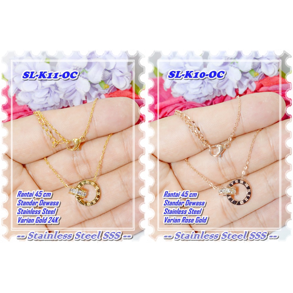 Original SL-K11-OC SL-K10-OC สร้อยคอสแตนเลส