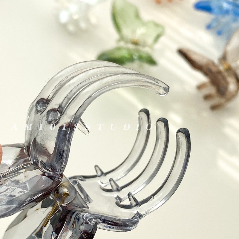 กิ๊บติดผม รูปผีเสื้อ 3 มิติ เนื้อแมตต์ สไตล์เกาหลี เหมาะกับฤดูร้อน - รูปที่ 7