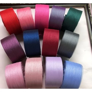 ริบบิ้นเกาหลี ประกายวิบวับ กว้าง 6 ซม.(ขายเป็นหลา 10 บาท)