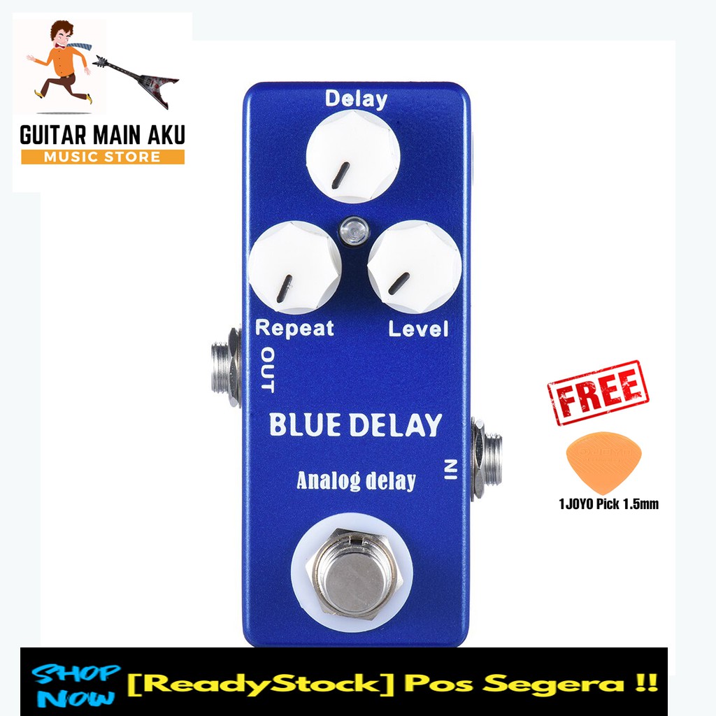 Mosky Deep Blue Delay Mini Guitar Effect Pedal