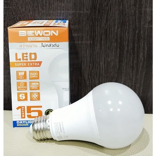 หลอดไฟ LED 15w Bulb แสงขาว #หลอดไฟLED9w,12w,13w,14w,18w