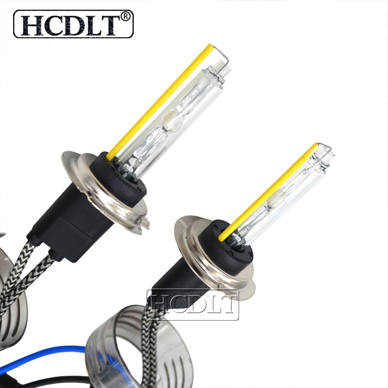 HCDLT 2PCS High Bright 55W Xenon Bulb 9012 D2H 5500K Auto Light 35W Xenon H1 H3 H7 H8 H11 Car Headli