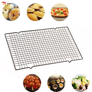 25*40*1.5cm Nonstick Carbon Steel Cake Cooling Rack Holder Cookies Biscuits Bread Drying Cooler Stand Baking Tools ตะแกรงพักขนม เนื้อหนาเกรด