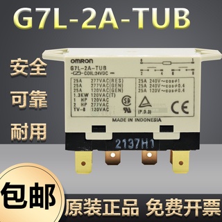 ของแท้ รีเลย์พาวเวอร์ G7L-1A-TUBJ Omron AC220V DC24V G7L-2A-TUB