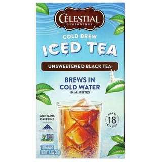 ซีเลสเทียล ชาดำ ชงได้ในน้ำเย็น Celestial Cold Brew Iced Tea Sweetened Black Tea 35g