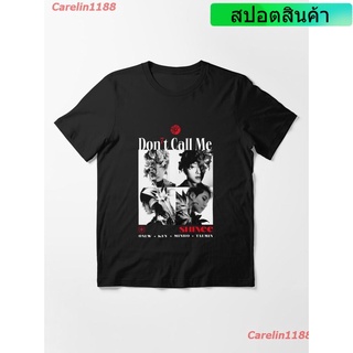 New SHINee - Dont Call Me 7th Album T-Shirt วงไอดอลเกาหลีเสื้อยืดพิมพ์ลาย คอกลม แฟชั่น เสื้อยืดคู่รัก Unisex