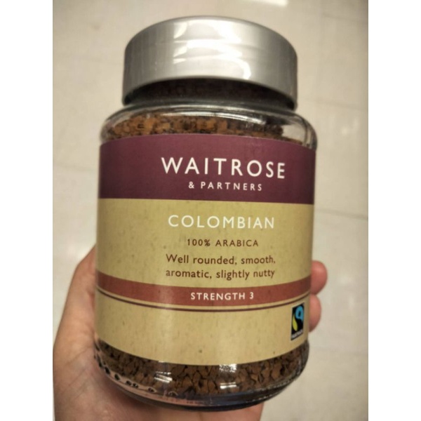 Waitrose Colombian Freeze Coffee  100g กาแฟสำเร็จรูปชนิดผง100กรัม เวทโทรส ราคาสุดฟิน