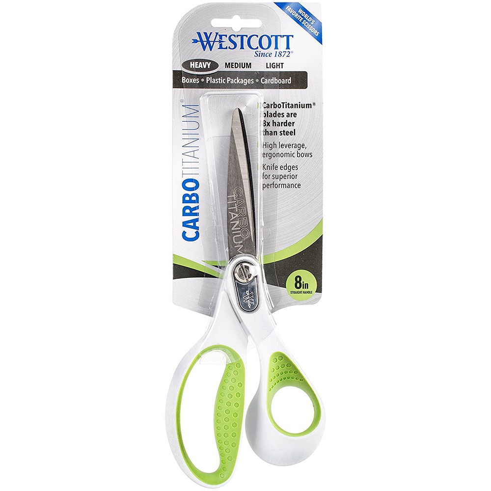 กรรไกร Westcott 8นิ้ว รุ่น Straight CarboTitanium #16447