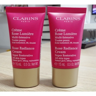 Clarins Rose Radiance all skin types 15 ml. ของแท้ป้าย สคป ไทย