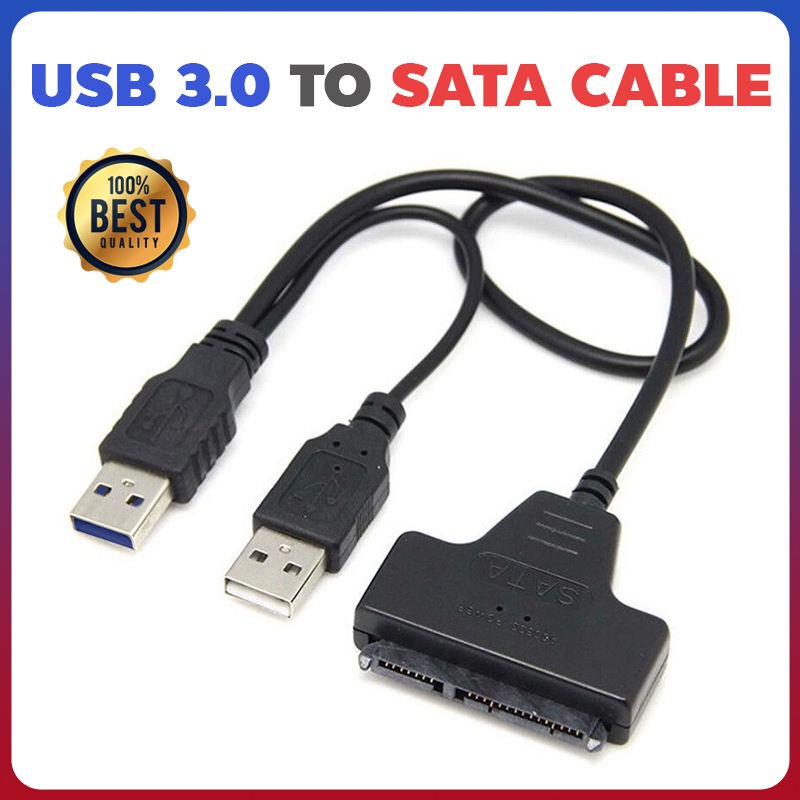 USB 3.0 To SATA Adapter Cable for 2.5 inch HDD or SSD USB 3.0 To SATA Adapter Cable for 2.5 inch HDD